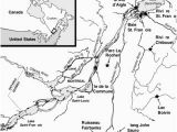 St Lawrence River Canada Map Map Of Localities In the St Lawrence River Basin In southern