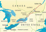 St Lawrence River On Canada Map Us Map with St Lawrence River