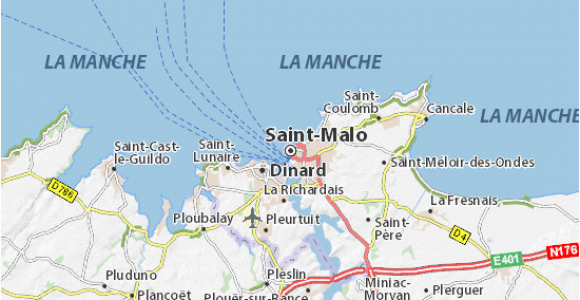 St Malo France Map Saint Malo Map Detailed Maps for the City Of Saint Malo Viamichelin