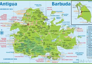 St Martin France Map Large Detailed tourist Map Of Antigua and Barbuda Cruise Travel