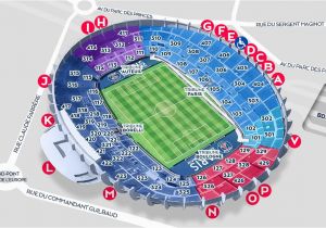 Stade De France Seat Map Stadium Map Paris Saint Germain