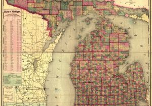 Stanton Michigan Map Map Of Hillsdale County Michigan Beautiful 1866 Hillsdale Panoramic