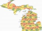 State Of Michigan Map with Counties Michigan Counties Map Maps Pinterest Michigan County Map and