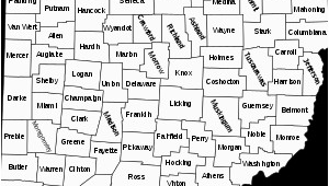 State Of Ohio Counties Map List Of Counties In Ohio Wikipedia