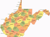 State Of Ohio Map with Counties West Virginia County Map
