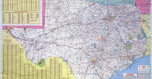 State Of Texas Highway Map Large Road Map Of the State Of Texas Texas State Large Road Map