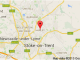 Stoke On Trent Map Of England England Staffordshire Route Stoke On Trent and