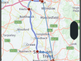 Stoke On Trent Map Of England What is the Distance From Stoke On Trent to Manchester