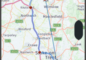 Stoke On Trent Map Of England What is the Distance From Stoke On Trent to Manchester