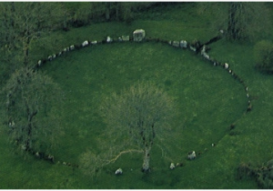 Stone Circles Ireland Map Old European Culture Grange Circle