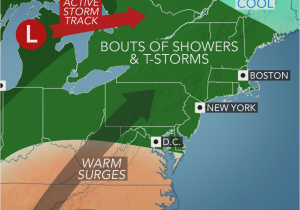 Storm Map Europe 1st 90 Degree Heat In Sight for Parts Of Mid atlantic Ohio