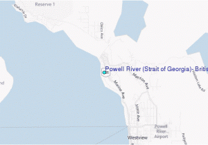 Strait Of Georgia Map Powell River Strait Of Georgia British Columbia Tide Station