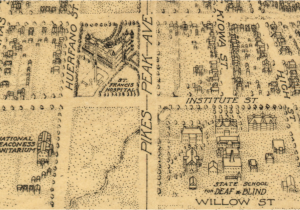 Street Map Colorado Springs File 1909 Colorado Springs Benford Bryan Map Institute Heights Png