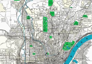 Street Map Of Cincinnati Ohio Railroads