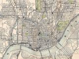 Street Map Of Cincinnati Ohio Railroads