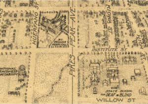 Street Map Of Colorado Springs File 1909 Colorado Springs Benford Bryan Map Institute Heights Png