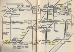 Street Map Of Denia Spain Neverwhere S Map Of the London Underground Book Inspiration In