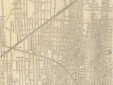 Street Map Of Flint Michigan 1800s Large Detroit Map Michigan Street Map by Ngartprints Etsy