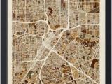 Street Map Of Houston Texas Houston Texas City Street Map by Michael tompsett Things I Love