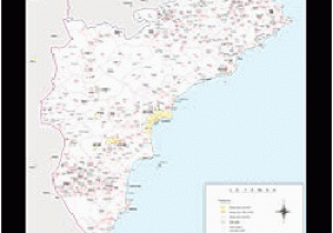 Street Map Of Javea Spain Digiatlas Digital Maps