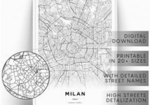 Street Map Of Milan Italy 9 Best Milan Map Images Milan Map Cartography Drawings