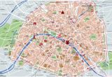 Street Map Of Paris France Printable Map Of Paris tourist attractions Sightseeing tourist tour