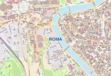 Street Map Of Rome Italy Roma City Map Laminated Wall Map Of Rome Italy