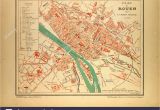 Street Map Of Rouen France Map Rouen France Stock Photos Map Rouen France Stock