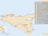 Stromboli Italy Map Map Of Spectacular Self Drive tour Around Sicily 14 Day Itinerary