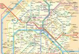 Subway Map Paris France Plan Der Pariser Metro Paris Metroplan Metronetz Map