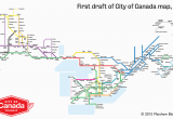 Subway Map toronto Canada A Closer Look at the City Of Canada Transit Map Spacing National