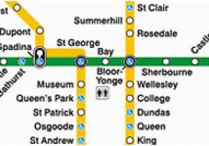 Subway Map toronto Canada Ttc Maps