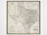 Sugar Land Texas Map Map Of Texas Texas Canvas Map Texas State Map Antique Texas Map