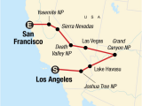 Sunset Texas Map Usa Express Von Los Angeles Nach San Francisco In Vereinigte