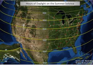 Sunshine Hours Map Europe How Much Daylight Will You Receive On the Summer solstice