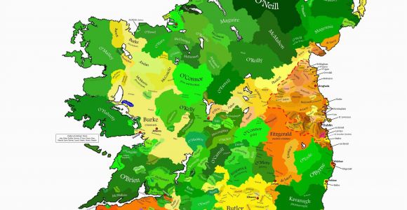 Surname Map Of Ireland Pin by Retro Estate Sales On Speak Of A Wolf Battle Of Knockdoe