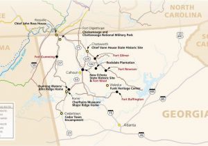 Surveying and Mapping society Of Georgia All Roads Led From Rome Facing the History Of Cherokee Expulsion