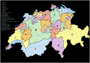 Switzerland In Europe Map Switzerland Travel Guide at Wikivoyage