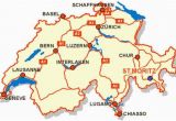 Switzerland On A Map Of Europe Awesome Map Of Switzerland tourist Travelquaz Map Of