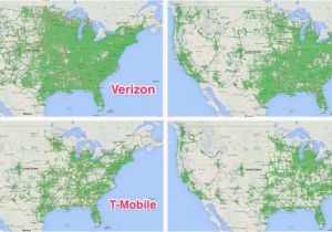 T Mobile Coverage Map Canada Verizon Wireless Coverage Map oregon Us Cellular Florida