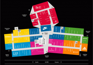 Tanger Outlet Texas City Map Center Map for Houston Premium Outletsa A Shopping Center In