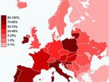 Temperature Map Europe Catholics In Europe Maps Geography History Politics