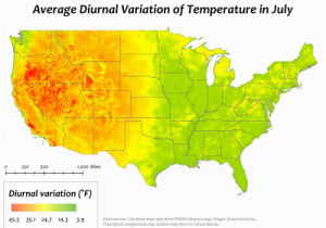 Temperature Map France Diurnal Temperature Variation Revolvy