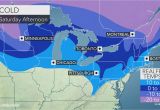 Temperature Map Of Canada Cold Blustery Weather to Spread Over northeastern Us Through Saturday