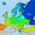 Temperature Map Of Europe Average Annual Temperature Of European Countries