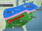 Temperature Map Of Texas Snow to Sweep Along I 70 Corridor Of Central Us Paving the Way for A