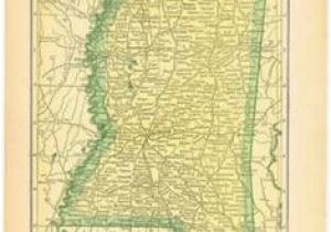 Tennessee and Mississippi Map 37 Best Mississippi Maps Images Vintage Cards Vintage Maps