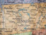 Tennessee and Surrounding States Map Old Historical City County and State Maps Of Tennessee