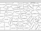 Tennessee County Map Printable County Map Tenn and Travel Information Download Free County Map Tenn
