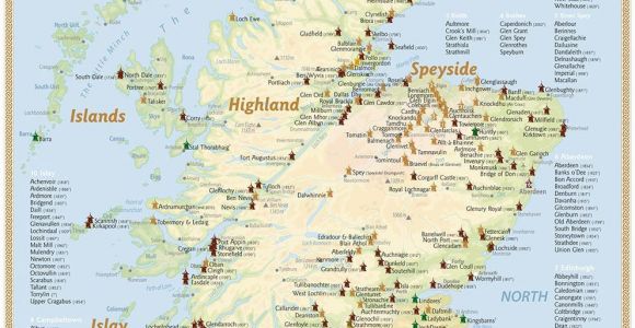 Tennessee Distillery Map Scotland S Distilleries Map 3rd Edition A 2013 A Poster with All